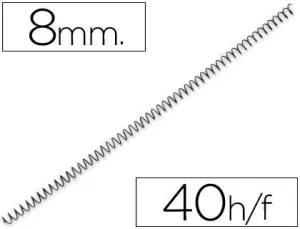 CAMPUS ESPIRAL METALICA PASO5:1/64 8MM 100U 3034E4N08 MAK220431