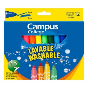 CAMPUS ROTULADOR CAMPUS JUMBO LAVABLE 12COL 877-12 MAK630560