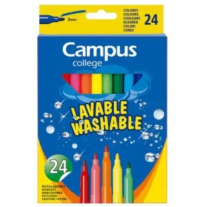 CAMPUS ROTULADOR CAMPUS TINTA LAVABLE 24COL 807-24 MAK630563