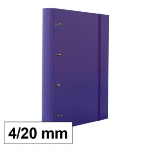 CARPETA 4 ANILLAS 20MM FOLIO PLUS OFFICE CARTON FO