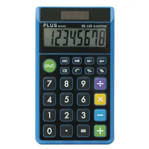 CAMPUS CALCULADORA PLUS SS-165 AZUL KC224AP MAK220516