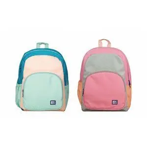 OXFORD MOCHILA REVERSIBLE 2 EN 1 COLORBLOCK - POLIESTER RECICLADO RPET - CAPACIDAD 18L - 2 MODELOS DISPONIBLES