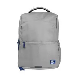 OXFORD B-OUT MOCHILA 30L - TAMAÃ±O 42X30X15CM - BOLSILLO ACOLCHADO - ASA SUPERIOR - FUNDA PARA LLUVIA - POLIESTER RECICLADO RPET - COLOR GRIS