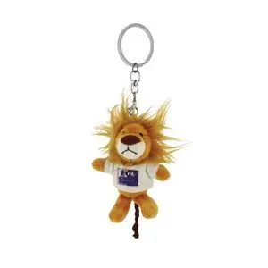 OXFORD LION LLAVERO CON FORMA DE PELUCHE LEON - PERFECTO PARA REGALAR O COLECCIONAR - COLOR BLANCO