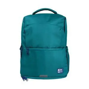 OXFORD B-OUT MOCHILA 30L - TAMAÃ±O 42X30X15CM - BOLSILLO ACOLCHADO - ASA SUPERIOR - FUNDA PARA LLUVIA - POLIESTER RECICLADO RPET - COLOR VERDE AGUA