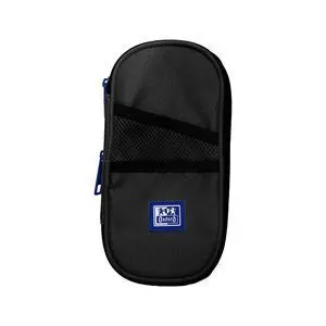 OXFORD B-MAX ESTUCHE PORTATODO EXPANDIBLE - 1 COMPARTIMENTO DE GRAN CAPACIDAD - 2 BOLSILLOS EXTERIORES - FABRICADO EN MATERIAL RECICLADO - COLOR NEGRO