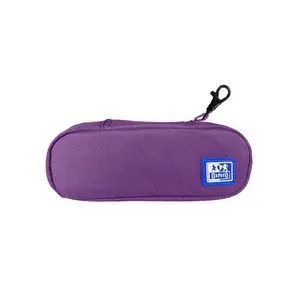OXFORD KANGOO B-HOOK ESTUCHE COFRE CON GANCHO - BOLSILLO INTERIOR CON MALLA - GOMA ELASTICA PARA CUADERNOS - SEMIRRIGIDO - 21X8X4.8CM - COLOR SANDIA