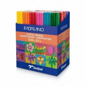 EXP. 80 ROLLO PAPEL CREPE STANDARD 32G 40G 0,50X2,