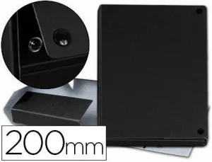 #PARDO CARPETA DE PROYECTOS CON CIERRE DE BROCHE.DIMENSIONES 350 X 245 X 200 MM NEGRO REF 972001