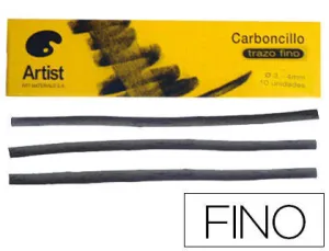 ARTIST ART MATERIALS CAJA 10 CARBONCILLOS FINOS 3-4 MM. REF. W001 CS57216