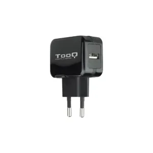 TOOQ CARGADOR DE PARED USB 5V 2.4 A - 1 PUERTO USB - COLOR NEGRO