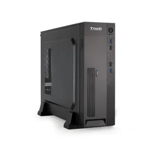 TOOQ CAJA SLIM MATX TQC-3008U3CD 500W LECTOR TARJETAS - COLOR NEGRO