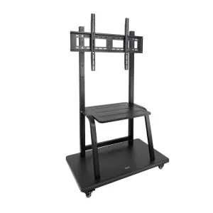 TOOQ SOPORTE SUELO RUEDAS COLOSO 37-100 - COLOR NEGRO