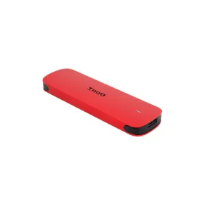 TOOQ CAJA EXTERNA M.2 NVME USB3.1 GEN2 ALUMINIO - COLOR ROJO