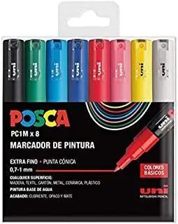UNI BALL POSCA ESTUCHE PC1MX8