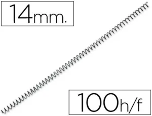PLUS OFFICE ESPIRALES P.56 4:1 14MM C/100 3034EMN14 MAK215242
