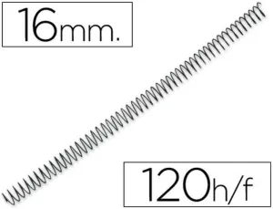 PLUS OFFICE ESPIRALES P.56 4:1 16MM C/100 3034EMN16 MAK215243