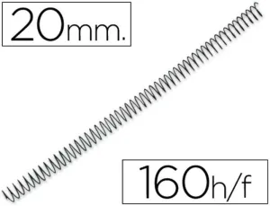 PLUS OFFICE ESPIRALES P.56 4:1 20MM C/100 3034EMN20 MAK215245