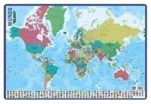 ERIK LAMINA EDUCATIVA MAPA DEL MUNDO LPE262