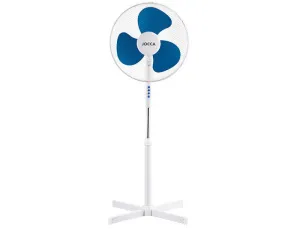 VENTILADOR DE PIE JOCCA 3 VELOCIDADES CABEZAL RECLINABLE 40W DIAMETRO 400 MM 420X520X120 MM