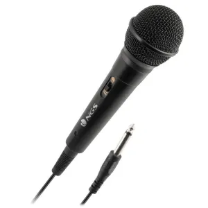 NGS SINGER FIRE MICROFONO - BOTON ON/OFF - JACK DE 6.3MM - CABLE DE 3M - COLOR NEGRO