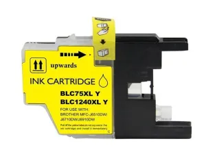 BROTHER LC1240XL/LC1220XL/LC1280XL AMARILLO CARTUCHO DE TINTA GENERICO - REEMPLAZA LC1240Y/LC1220Y/LC1280XLY