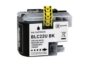 BROTHER LC22U NEGRO CARTUCHO DE TINTA GENERICO - REEMPLAZA LC22UBKBP