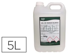 GEL DE MANOS DAHI BLANCO NACAR ADO GARRAFA DE 5 LITROS