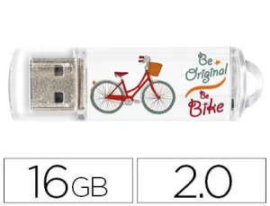 TECHONETECH BE BIKE MEMORIA USB 2.0 16GB (PENDRIVE)