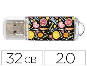 TECHONETECH CANDY POP MEMORIA USB 2.0 32GB (PENDRIVE)