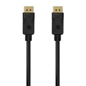 AISENS CABLE DISPLAYPORT V1.2 4K@60HZ - DP/M-DP/M - 0.5M - COLOR NEGRO