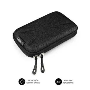 SUBBLIM FUNDA HDD COMPACTA Y LIGERA - PROTECCION OPTIMA CONTRA GOLPES - DISEÃ±O ELEGANTE Y MODERNO - INTERIOR ACOLCHADO Y SUAVE - COLOR NEGRO