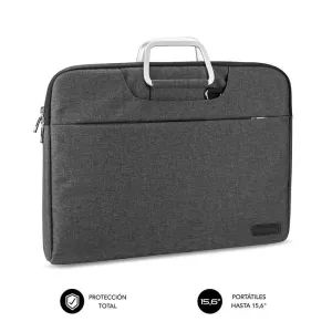SUBBLIM FUNDA PARA PORTATIL BUSINESS - DISEÃ±O MODERNO Y ELEGANTE - COMPATIBLE CON PORTATILES DE HASTA 15,6 - PROTECCION TOTAL - COLOR NEGRO