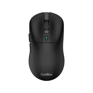 COOLBOX W03 RATON GAMING INALAMBRICO 10000DPI - 7 BOTONES - SENSOR PIXART 3325 - COLOR NEGRO