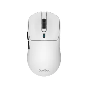 COOLBOX W03 RATON GAMING INALAMBRICO 10000DPI - 7 BOTONES - SENSOR PIXART 3325 - COLOR BLANCO