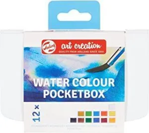 CAJA ACUARELAS TALENS POCKET BOX