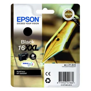 EPSON T1681 (16XXL) NEGRO CARTUCHO DE TINTA ORIGINAL - C13T16814012