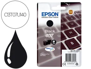 EPSON 407 NEGRO CARTUCHO DE TINTA ORIGINAL - C13T07U140