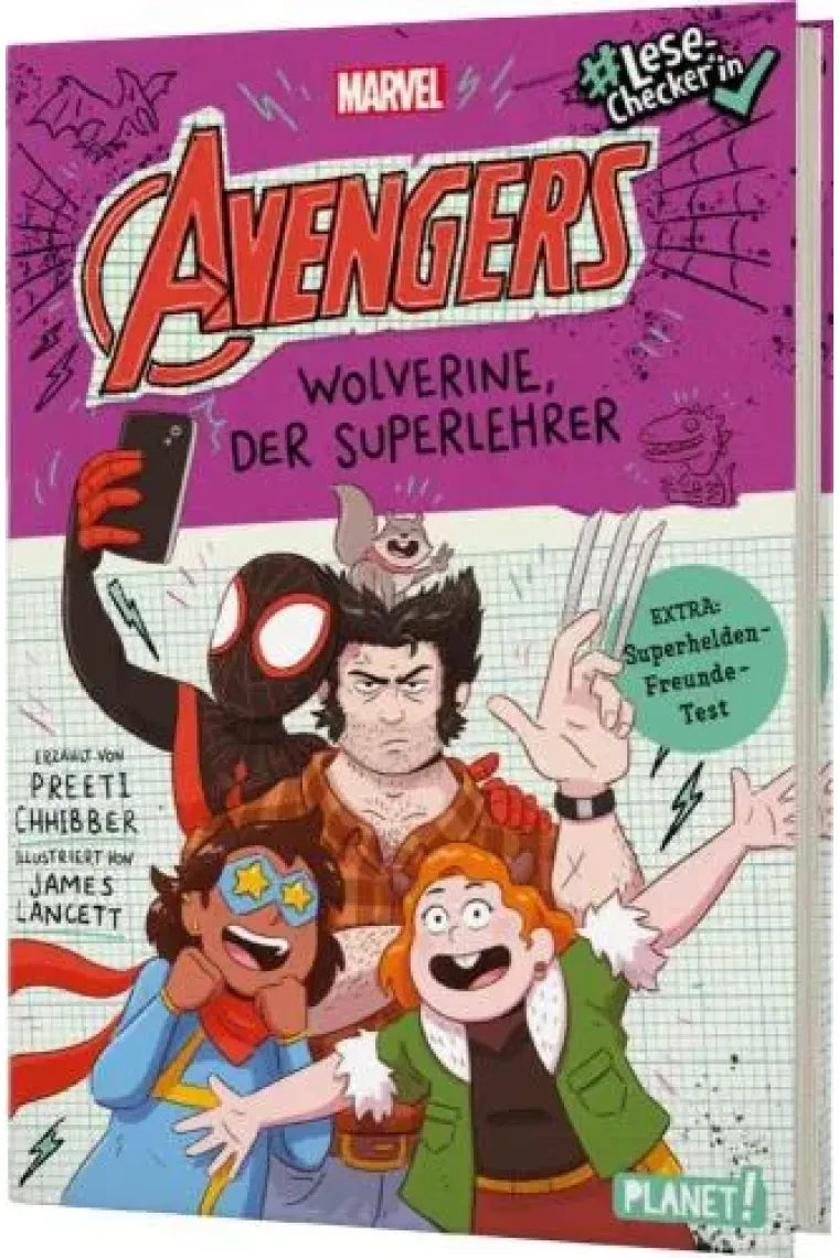 Avengers 3: Wolverine, der Superlehrer #LeseChecker*in (Alemán)