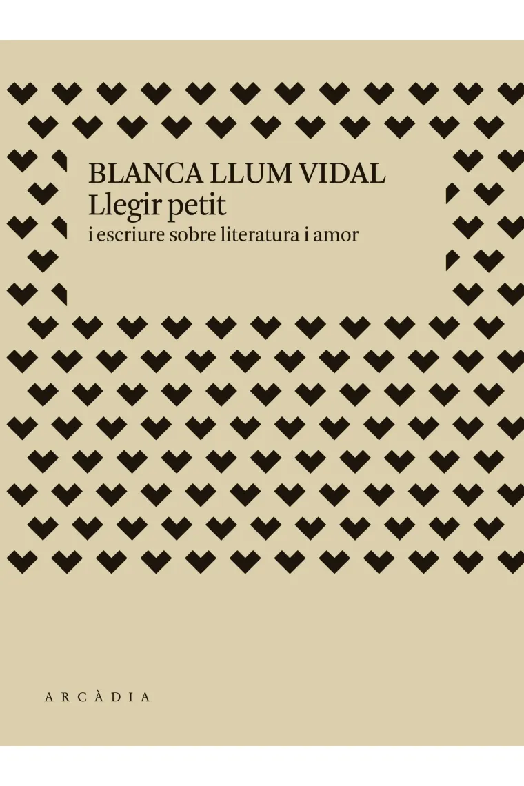 Llegir petit i escriure sobre literatura i amor (Catalán)