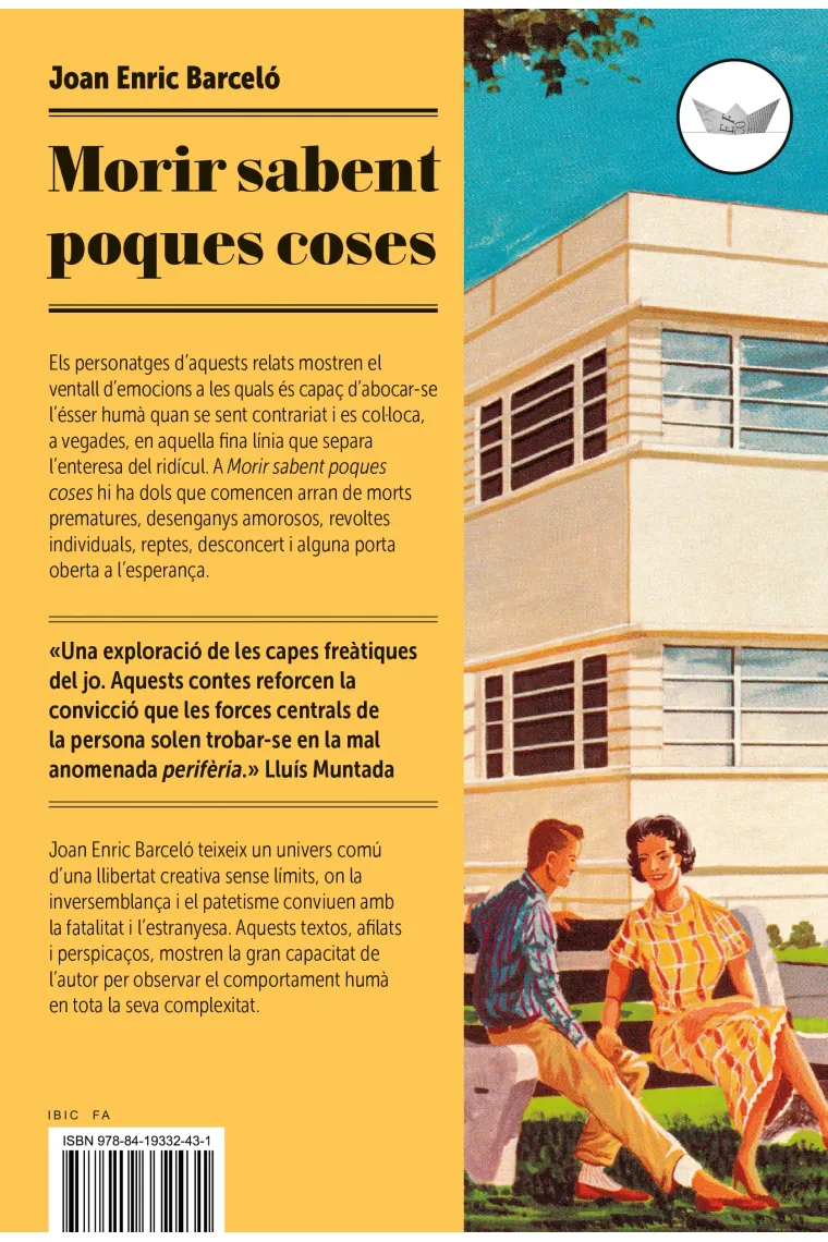Morir sabent poques coses (Catalán)
