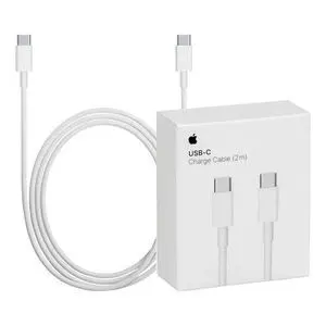 APPLE CABLE USB-C A USB-C - LONGITUD 2M - COLOR BLANCO