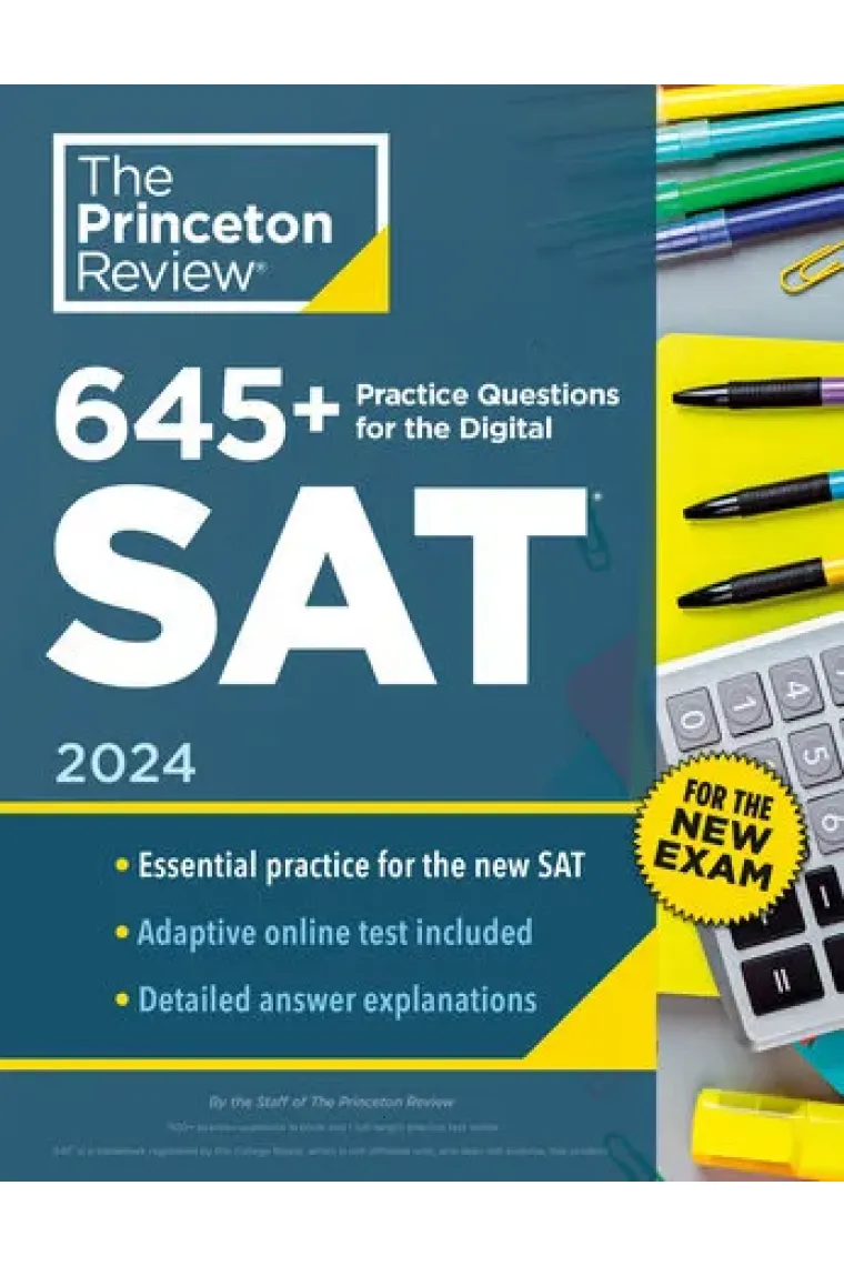 645+ Practice Questions for the Digital SAT, 2024: Book + Online Practice (2024) (Inglés)