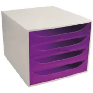 EXACLAIR ARCHIVADOR EXACOM ECOBOX 4CAJ.GRIS/VI 228619D MAK209207