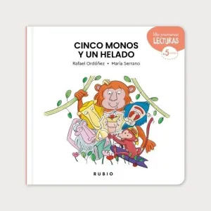 CUENTOS RUBIO 5 MONOS Y 1 HELADO (+5 AÑOS)
