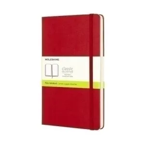 CUADERNO MOLESKINE 13X21 ROJO LISO