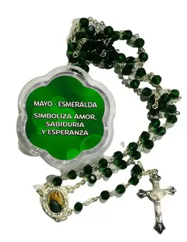 ROSARIO PIEDRA NATAL MAYO ESMERALDA