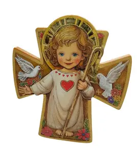 CRUZ RESINA CON NIÑO JESÚS 10X12 CM