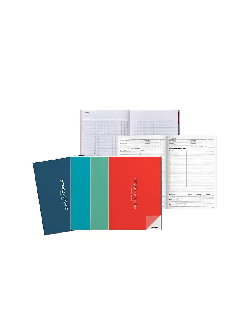 Cuaderno Duplex Catalan Additio Din A4 Evaluacion Continua Y Tutoria