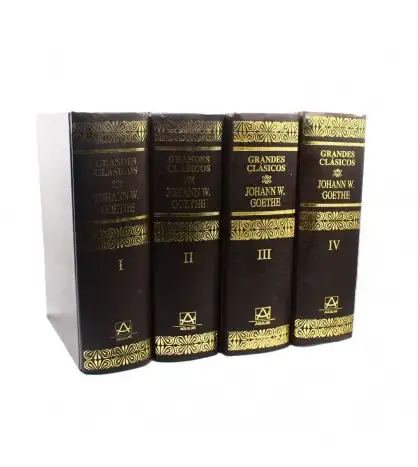 Grandes Clásicos - Johann W. Goethe (Tomos I-IV Obra Completa)